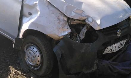 Driver critically injured in Ganderbal road accident