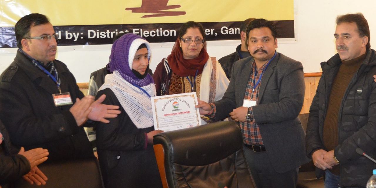 8th National Voters Day Observed in Ganderbal