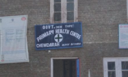 NTPHC Chewdara without healthcare facilities.