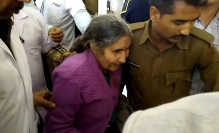PM Modi’s Wife Jashodaben Has Narrow Escape As Her Car Hits Truck In Rajasthan