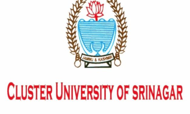 Cluster University Srinagar Entrance Board Syllabus 12th class