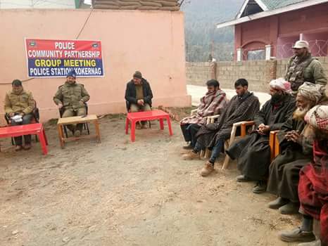 POLICE COMMUNITY PARTNERSHIP GROUP (PCPG) MEETING HELD AT SDPO OFFICE KOKERNAG.