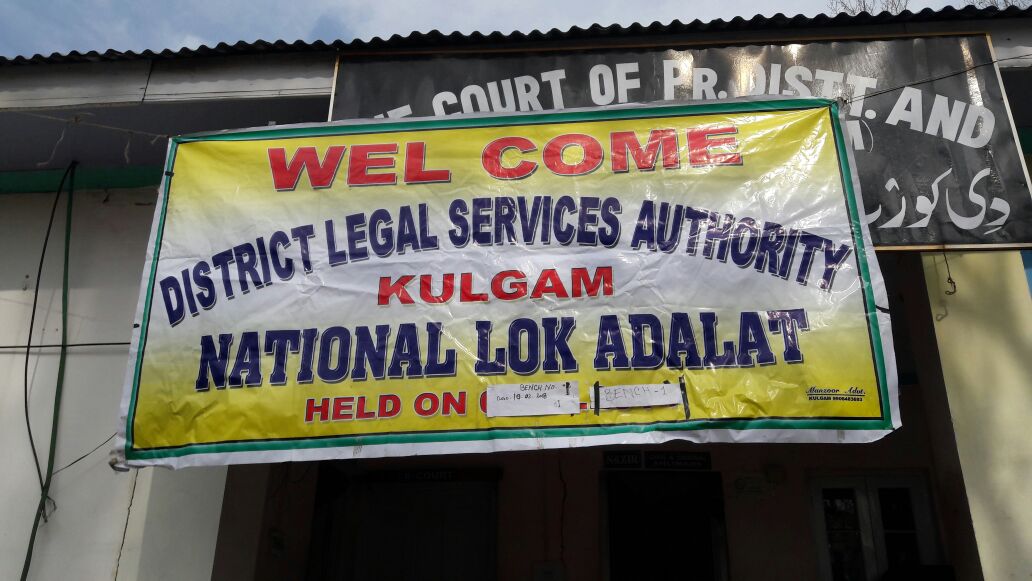 National Lok Adalat held in Kulgam today