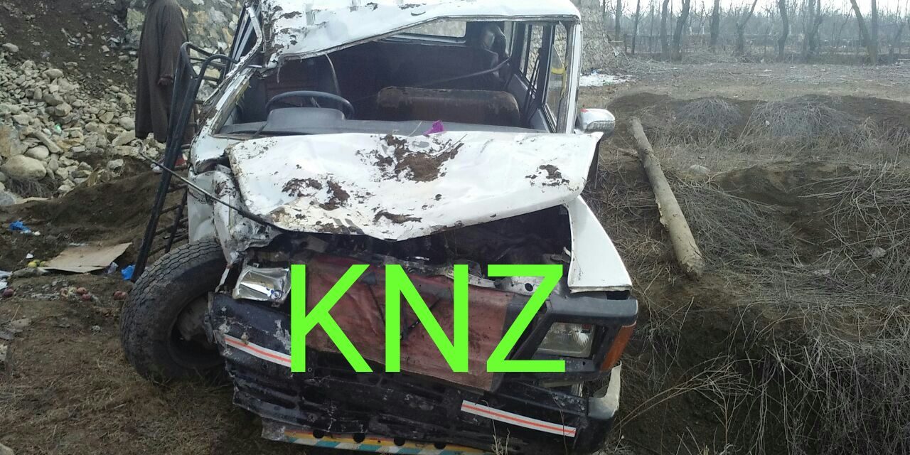 11 passengers injured after Sumo skidded off the road in Achabal Anantnag
