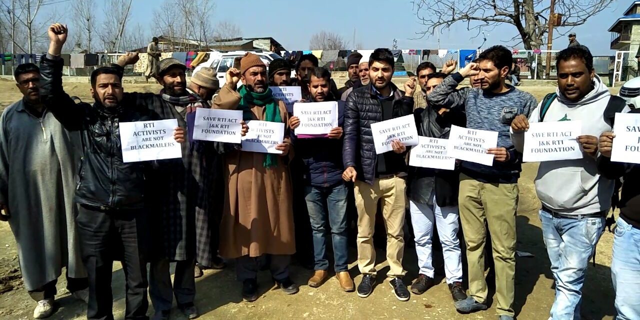 J&K RTI Foundation counters insult to RTI Activists by Law Minister Haq Khan.