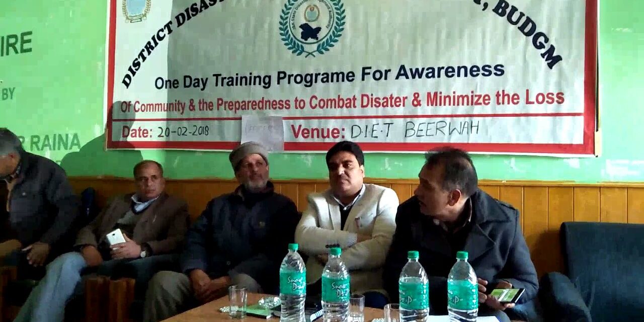 Awareness cum Training programme conduct by SDRF. 