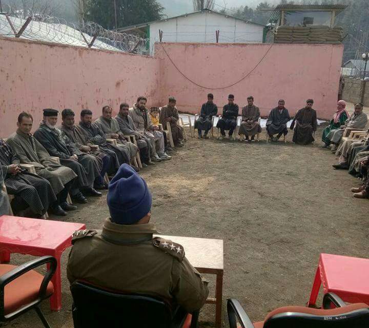 Police holds Counselling session for youth in Sub- Division Kokernag District Anantnag.
