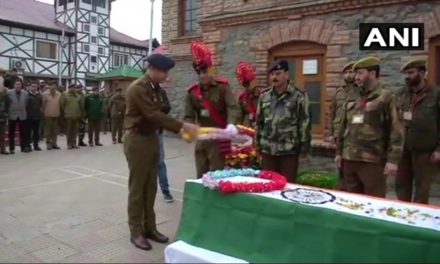 Wreath laying ceremony of Kultar Singh held at DPL Srinagar