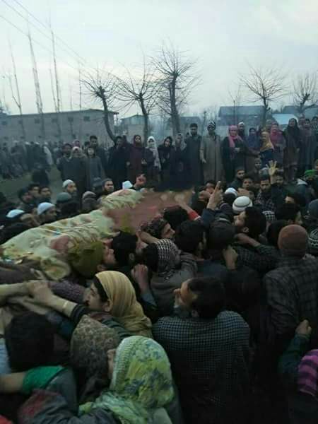 Foreign militant injured in Hajin gunfight succumbs laid to rest by locals