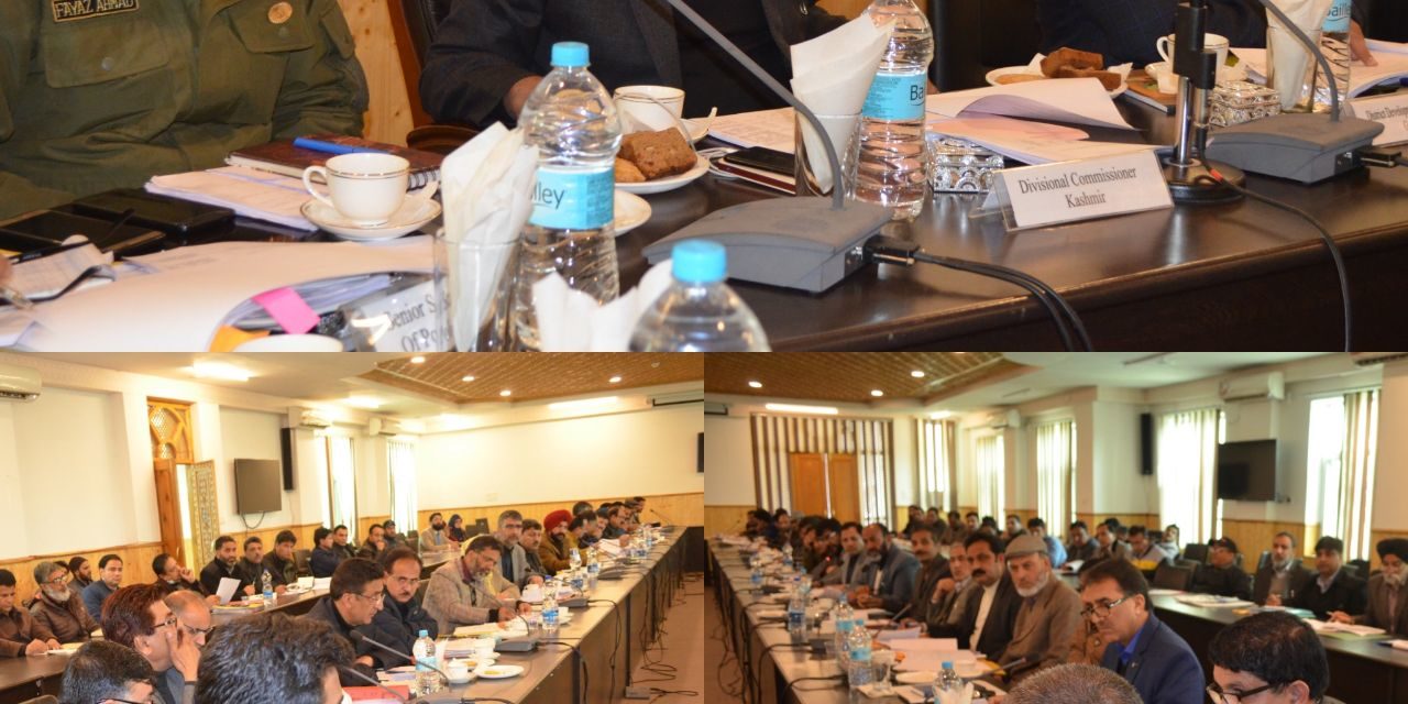 Div Com Kashmir reviews implementation of Hon’ble CM’s commitments in Ganderbal