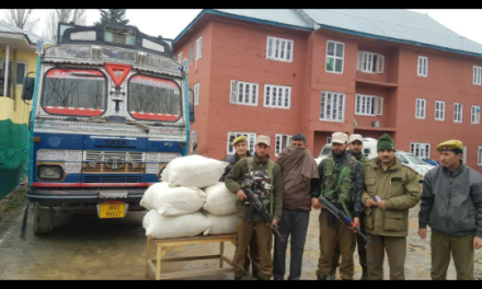 Truck seized, huge quantity of Psychotropic Substance recovered, driver arrested.