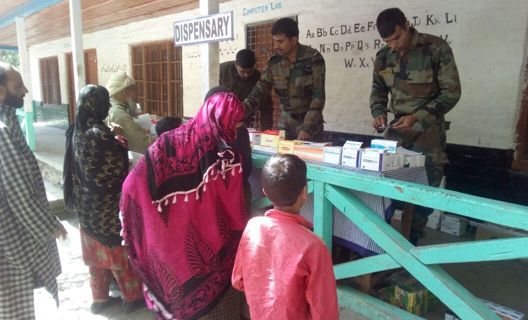 INDIAN ARMY ORGANISED MEDCIAL CAMP AT MAMAR KANGAN