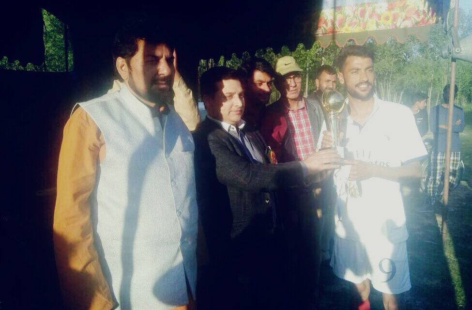 Batwina FC lifts football trophy in District League Football Tournament Ganderbal