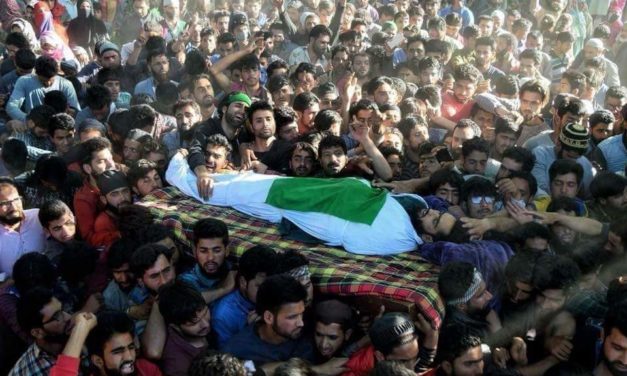 Hizb Commander Sameer Tiger, associate laid to rest amid pro-freedom slogans