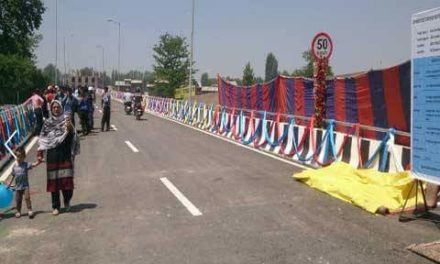 CM Mehbooba throws open phase-I of Jahangir Chowk-Rambagh flyover