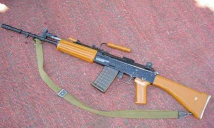 Militants snatched service rifle(bore 12) of a bank security guard at Brakpora Anantnag