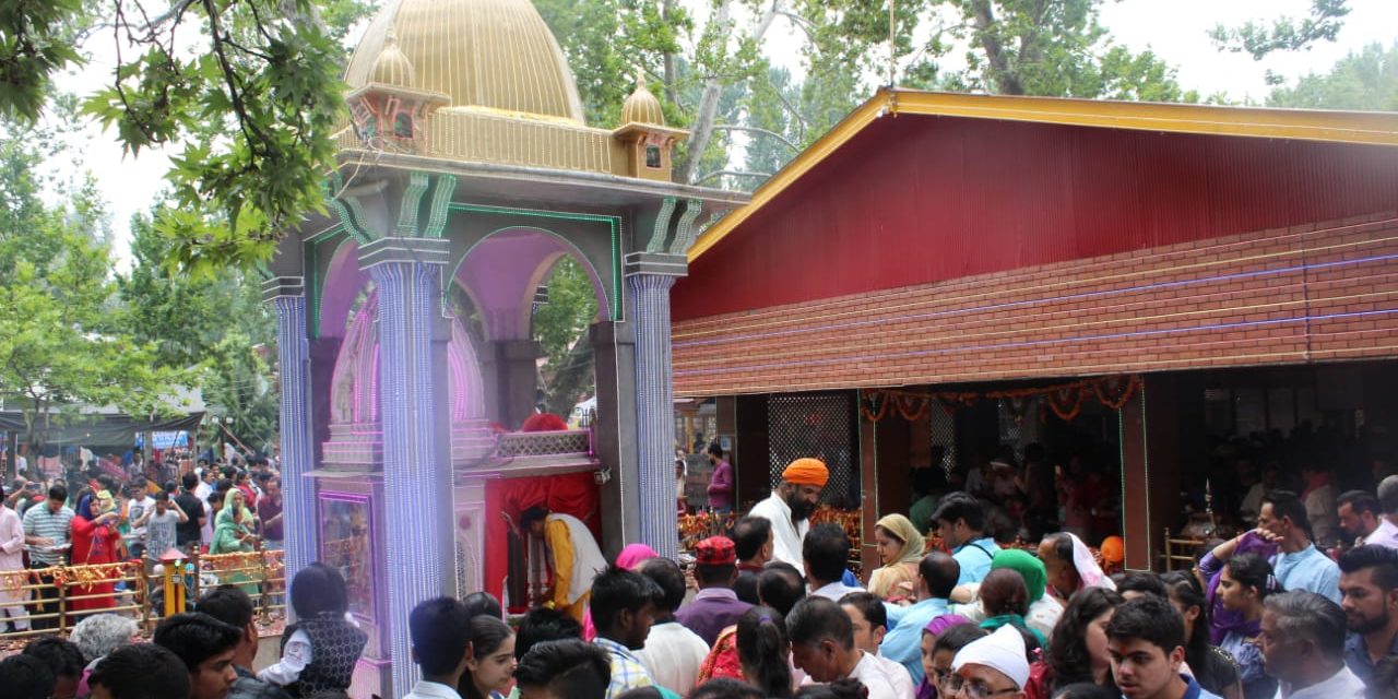Quietly and safely Mela Kheer Bhawnai Celebrated in Tulmulla Ganderbal