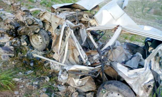 Four persons killed after car fell into a deep gorge at Zojila