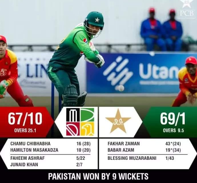 Pakistan made world record, won match in 9.5 overs, Fakhar played a stormy innings
