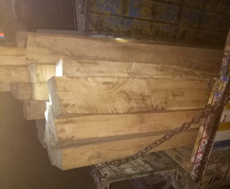 Police seized illegal timber, accused driver arrested says Police