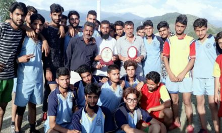 Kulgam become champion in inter district valley ball tournament of Kashmir province.