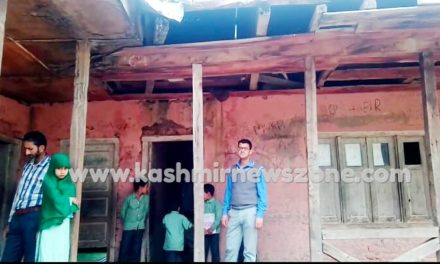 Poor school infrastructure effects education of hundreds of students in kulgam village