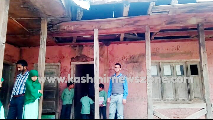 Poor school infrastructure effects education of hundreds of students in kulgam village