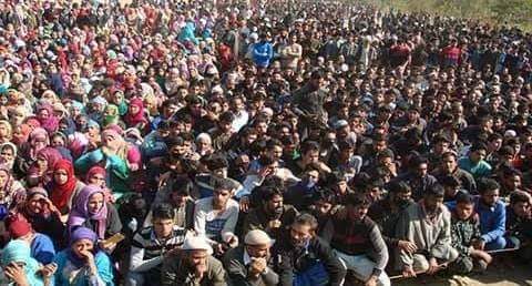 Police framing strategy to stop multiple funerals of slain militants