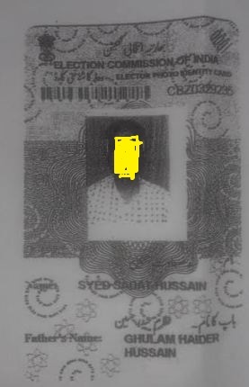 Authorities issue voter ID card to Andhra resident