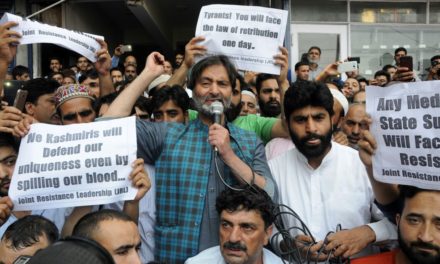JKLF protests against ‘proposed’ abrogation of Article 35-A, ‘State subject law matter of life for JK people: Malik