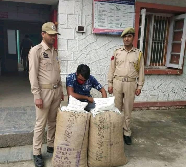 Driver Arrested With Poppy Straw at Kokernag