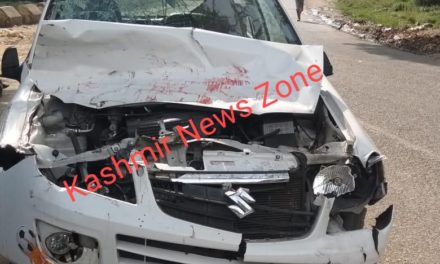 Three persons injuried in road accident at Kokernag