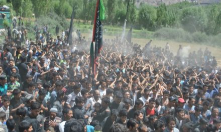 Youm-e-assad Congregational concludes today thousand of people’s participated on the procession at Tambis with great religious Enthusiasm