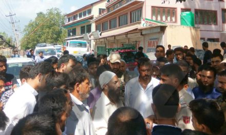 Ganderbal residents protest against PHE for supplying contaminated water