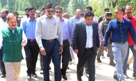 Advisor Kumar takes extensive tour of Ganderbal