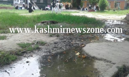 Students aghast over lack of sanitation at women’s college Srinagar.