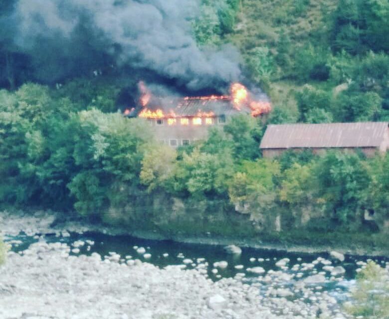 Fire breaks out in power receiving station in Uri