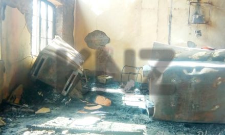 Mysterious fire damages Block office in Bandipora village.