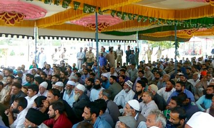 PDP President addresses workers meeting at Kangan, ‘JK resolution, Indo-Pak amity founding principles of PDP: Mehbooba’