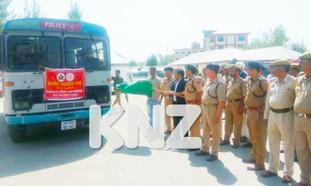 Ganderbal Police flagged off the Bharat Darshan Tour