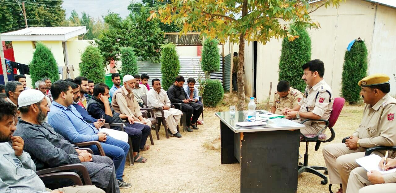 Police Community Participation Group meeting held In Safapora Ganderbal