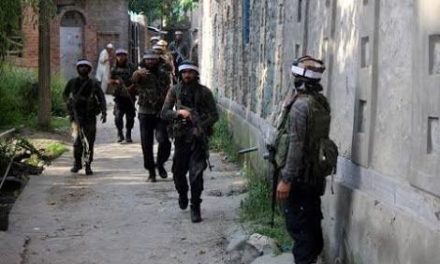 Forces launched a search operation in Tujjer village of Sopore