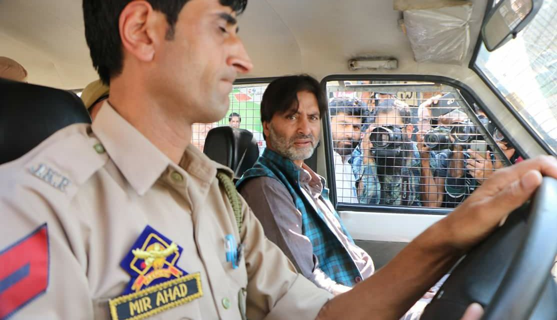 JKLF chairman Yasin Malik arrested in Srinagar for poll boycott call: Spokesman