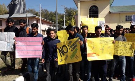 Kulgam Bloodbath : Students of Agriculture University Wadoora protest against civilian killings