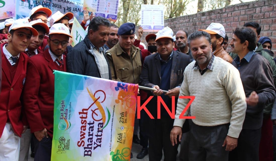 Swasth Bharat Yatra kick starts at Ganderbal