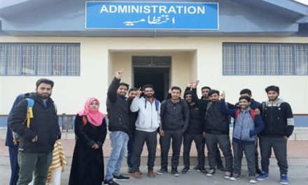 Nursing candidates protest against delay in 1st semester exams at KU south campus