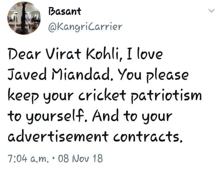 IGP Rath slams skipper Virat Kohli for his ‘leave India’ remark to a fan