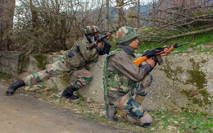 Forces sealed Shopian village, searches underway