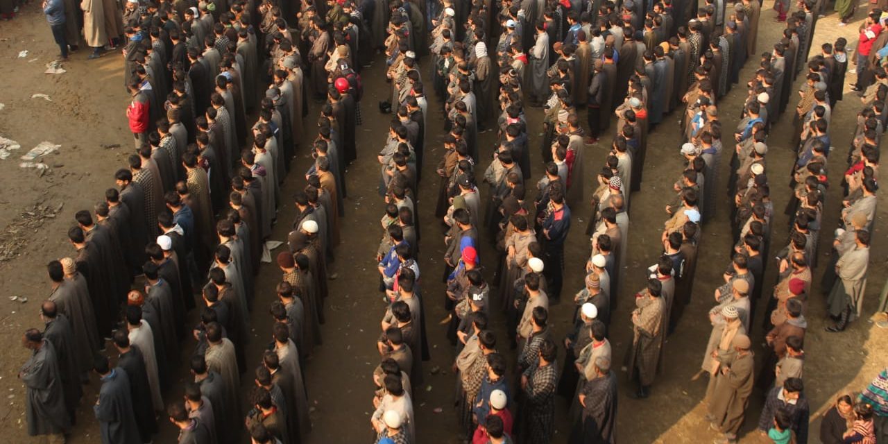 Five among 6 slain militants buried, thousands attend funeral