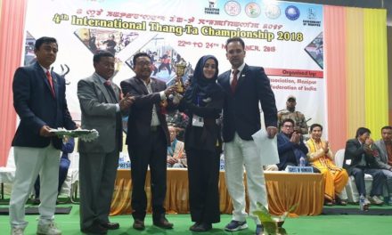 Kashmiri Girl emerges as “World Best Fighter” in 4th International Thang tha Championship.